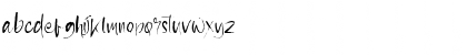 Download Pollutant Regular Font Lowercase Preview