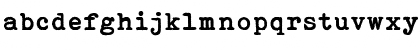 Download Victoria Typewriter Normal Font Lowercase Preview