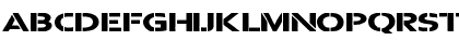 Download Warzone Stencil Regular Font Lowercase Preview