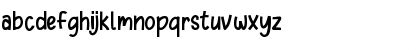 Download Amina Reska Regular Font Lowercase Preview