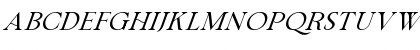 Download Bricktown Italic Regular Font Lowercase Preview
