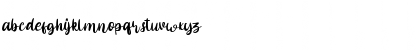 Download Browny Joy - Personal Use Regular Font Lowercase Preview