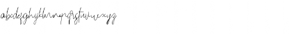 Download Carmelia Regular Font Lowercase Preview