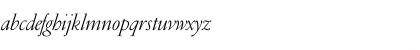 Download PF Garamond Classic Light Italic Font Lowercase Preview
