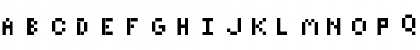 Download Paxilized Regular Font Lowercase Preview