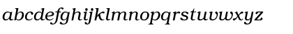 Download PC Brussels LightItalic Font Lowercase Preview