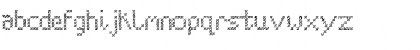 Download PC Cross Stitch Regular Font Lowercase Preview
