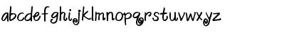 Download PC SwirlyQ Regular Font Lowercase Preview