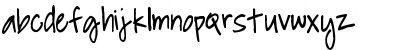 Download Pea Alisha Regular Font Lowercase Preview