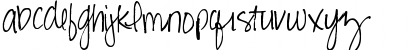 Download Pea Carrie Script Regular Font Lowercase Preview