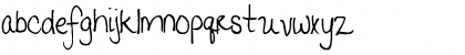 Download Pea Catherine Regular Font Lowercase Preview