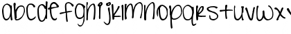 Download Pea Courtney Regular Font Lowercase Preview