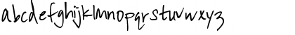 Download Pea HeidiQ Regular Font Lowercase Preview