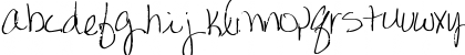 Download Pea Jamie Regular Font Lowercase Preview