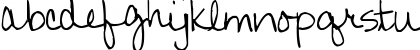 Download Pea Jeannie Script Regular Font Lowercase Preview