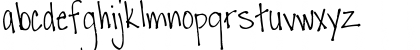 Download Pea Johanna Regular Font Lowercase Preview