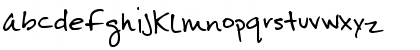 Download Pea Kareen Regular Font Lowercase Preview