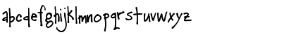 Download Pea Kristin Regular Font Lowercase Preview