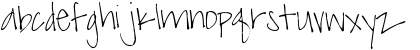 Download Pea sdflenner Regular Font Lowercase Preview