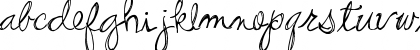 Download Pea Stacy's Doodle Script Regular Font Lowercase Preview
