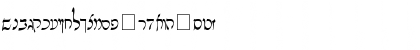 Download Pecan_ Rishon_ Hebrew Regular Font Lowercase Preview