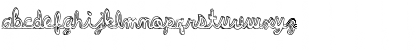 Download pee pants script Regular Font Lowercase Preview