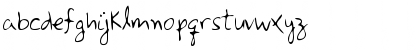 Download PennysHand Regular Font Lowercase Preview