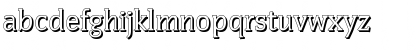 Download CongressShadow Regular Font Lowercase Preview