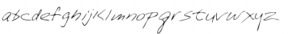 Download PerrysHand Regular Font Lowercase Preview