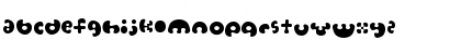 Download Perturb the Outline Curved Regular Font Lowercase Preview