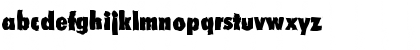 Download PeterBeckerCondRandom-Heavy Regular Font Lowercase Preview