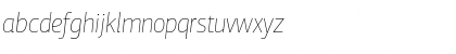 Download PF Agora Sans Pro XThin Italic Font Lowercase Preview
