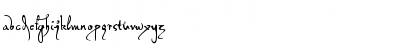 Download PF DaVinci Script Pro Regular Font Lowercase Preview