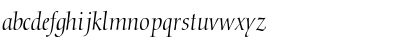 Download ConquistaLightSSK Italic Font Lowercase Preview