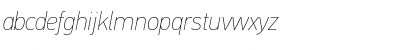 Download PF DinText Pro ExtraThin Italic Font Lowercase Preview