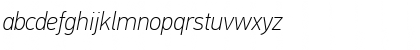 Download PF DinText Pro Thin Italic Font Lowercase Preview