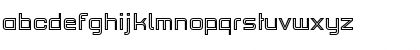 Download PF HausSquare Pro Bold Outline Font Lowercase Preview