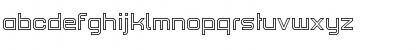 Download PF HausSquare Pro Outline Font Lowercase Preview