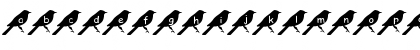 Download pf_bird2 Regular Font Lowercase Preview