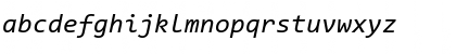 Download Consolas Italic Font Lowercase Preview