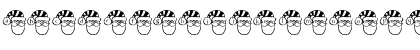 Download Pf_santa_smiles Normal Font Lowercase Preview