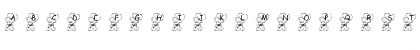 Download pf_teddybear_valentine Regular Font Lowercase Preview