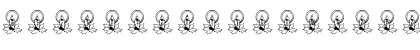 Download pf_xmascandle2 Regular Font Lowercase Preview