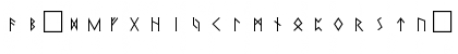 Download Pi Rho Runestones Normal Font Lowercase Preview