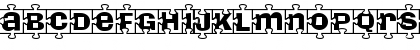Download PiecesW Regular Font Lowercase Preview