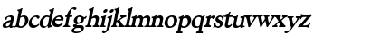 Download Pilgrim BoldItalic Font Lowercase Preview
