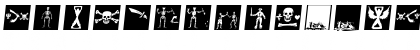 Download PiratsSymbolsArtefacts Regular Font Lowercase Preview