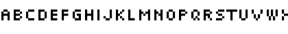 Download Pixelette Regular Font Lowercase Preview