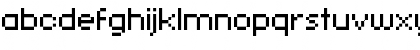 Download pixelFJ8pt1 Normal Font Lowercase Preview