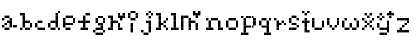Download pixelpoiiz Regular Font Lowercase Preview